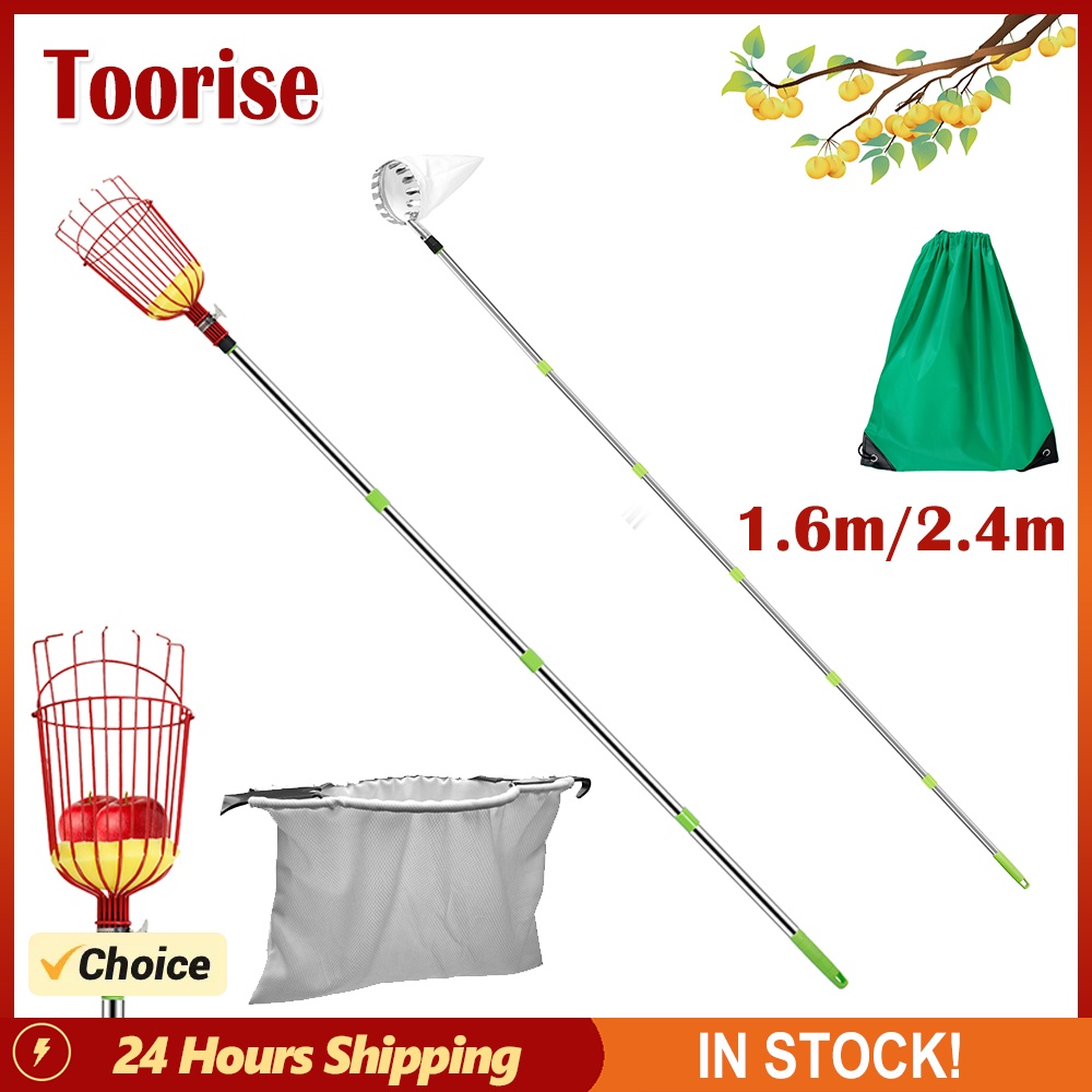 Gardening Tools For Women - ディープバスケットフルーツピッカー,ピーチの木の場,パンチの蓋,実用的なヘッド,ガーデンツールのアクセサリー