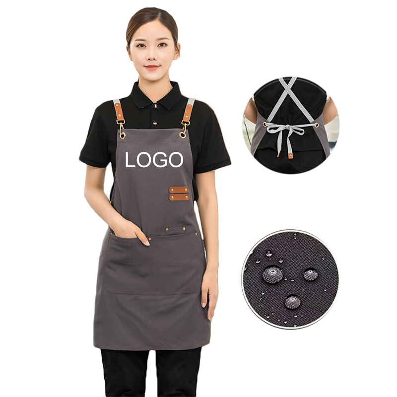 Gardening Tools For Women - プロフェッショナル男性女性ワークエプロン防水コーヒーサーバーネイル美容ヘアカットサロン制服グリルガーデンウェイターよだれかけカスタム