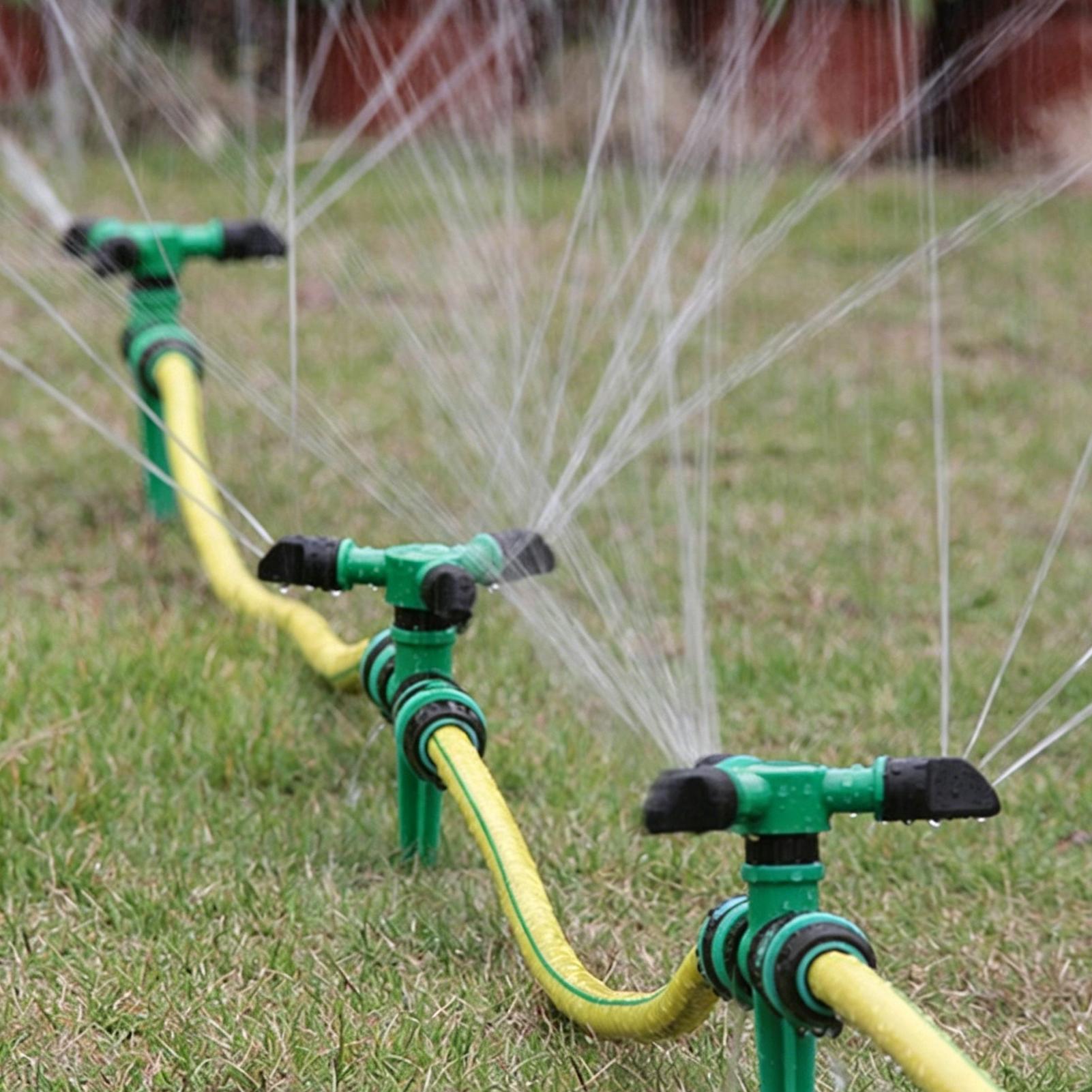自動回転式散水器 庭の芝生灌漑用 360度ヤードカバー散水器 - Gardening Tools For Women のレビューと価格
