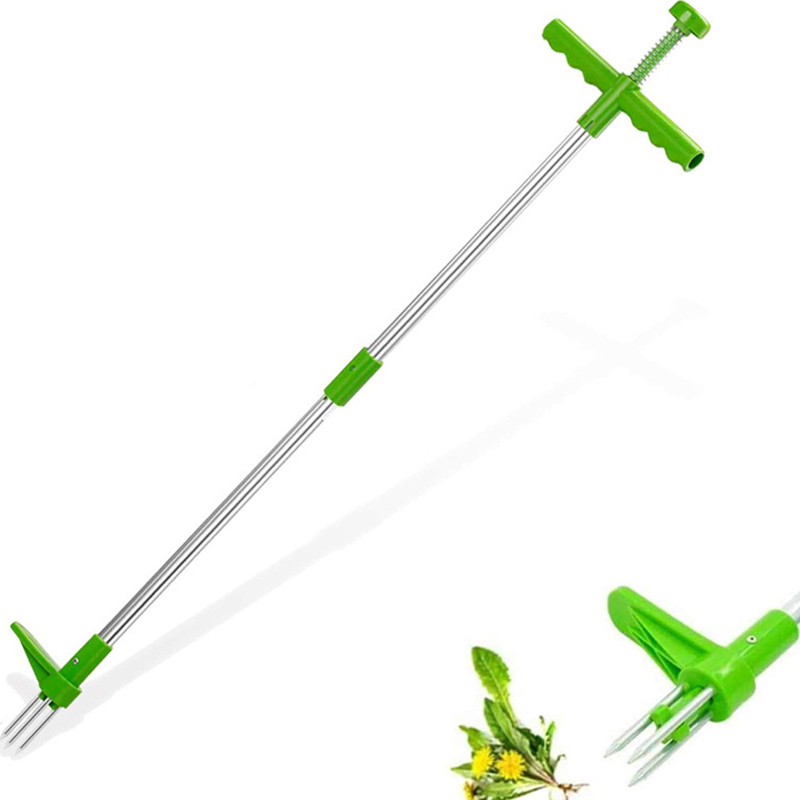 ポータブルロングハンドル付きガーデン芝刈り機,屋外庭用芝生ピ - Weed Puller のレビューと価格