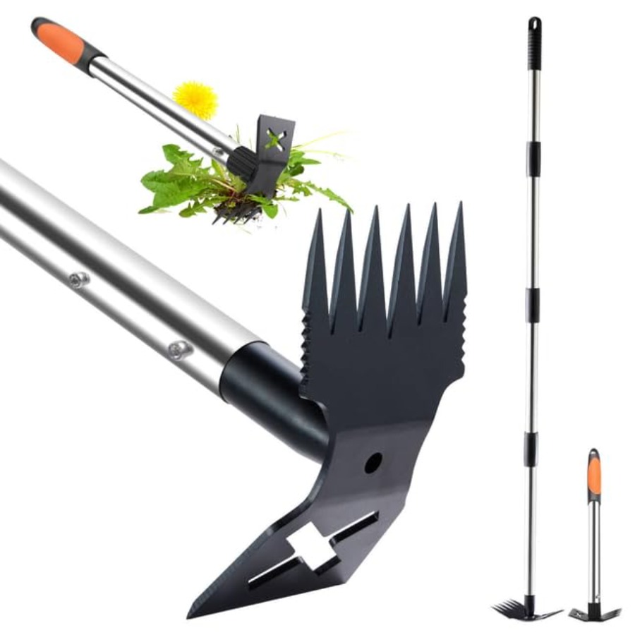 60インチの長柄除草ツールと17インチの除草ツールガーデニン - Weed Puller のレビューと価格