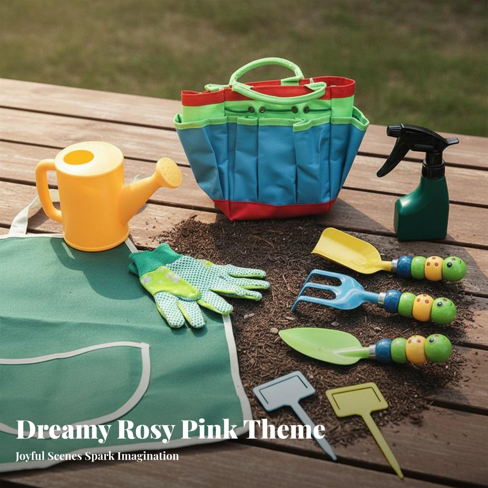 10点セット 子供用ガーデニングツールセット 子供サイズのガ - Gardening Tools For Young Children のレビューと価格