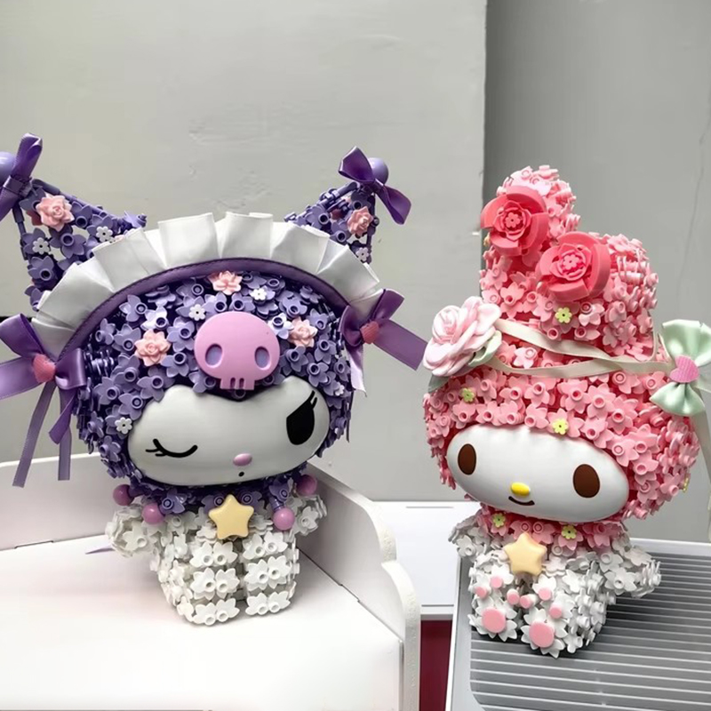 花柄ガーデンテーマのビルディングブロックブラインドボックスキ - Gardening Tool のレビューと価格