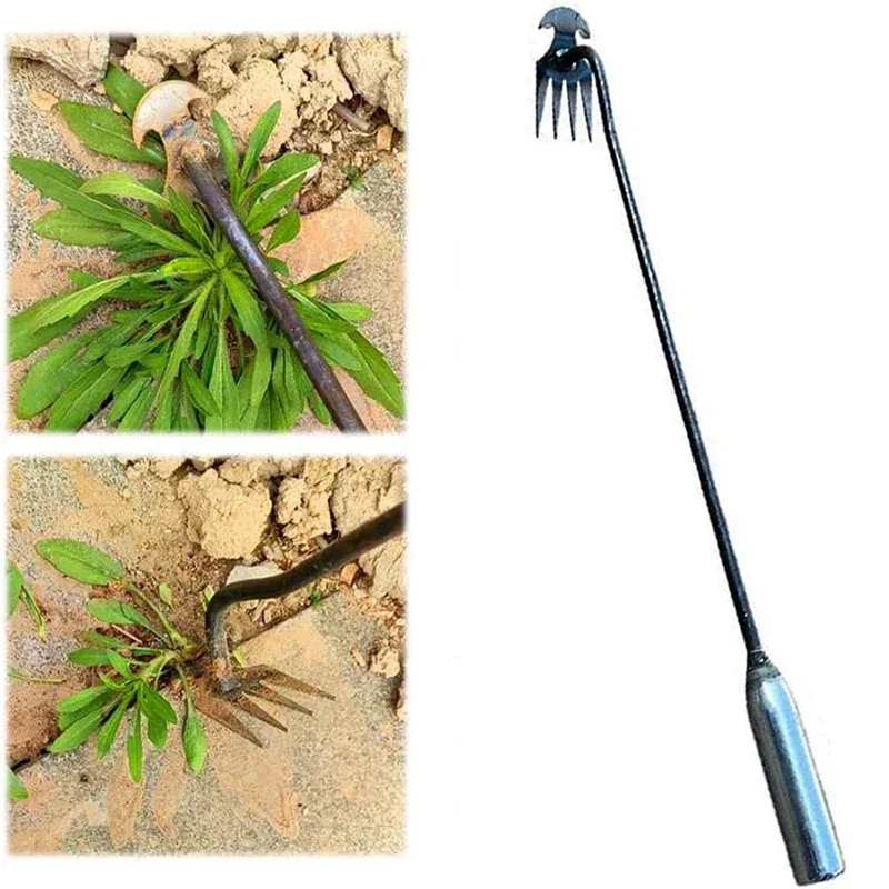 庭用除草機、マンガン鋼製手動除草機、根のない土壌をほぐす手動 - Weed Puller のレビューと価格