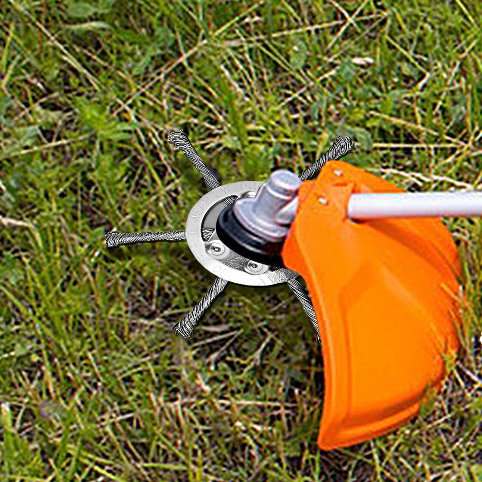 スチール製草刈りヘッドカッター安全ワイヤー雑草刃ガーデン草刈 - Gardening Tools For Women のレビューと価格
