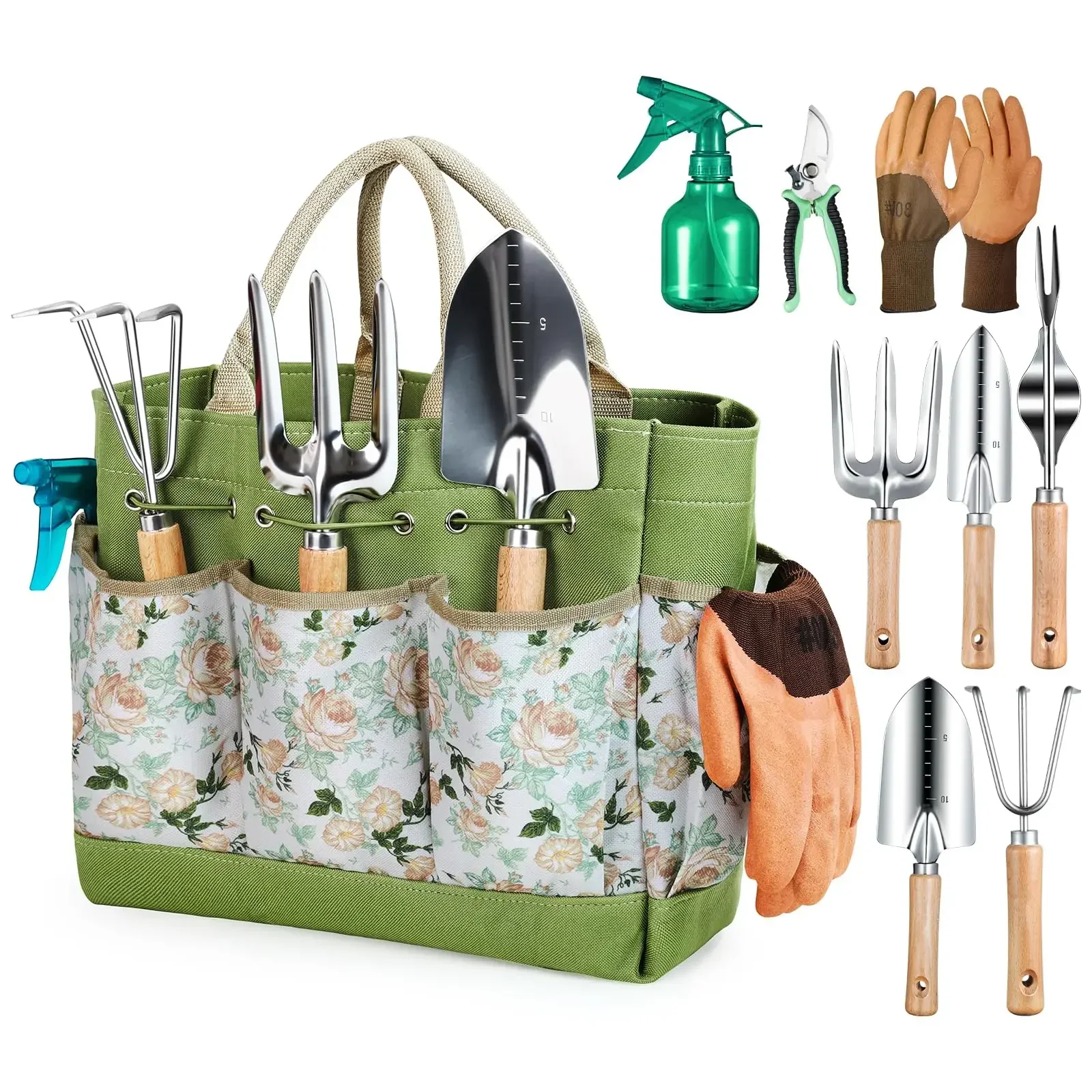 頑丈なガーデニングハンドツール、耐久性のあるオーガナイザーハ - Gardening Tools For Women のレビューと価格