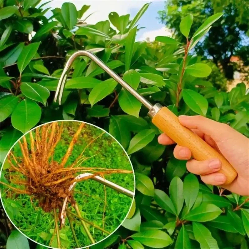 ステンレス鋼ガーデニングピンダー手動取り外しポータブルツール - Weed Puller のレビューと価格