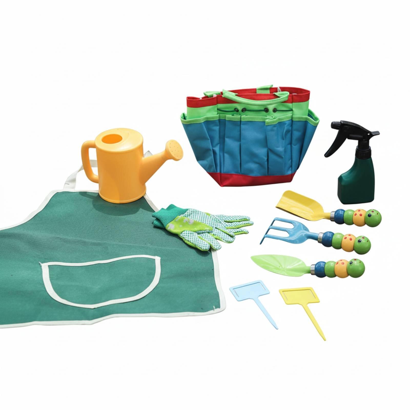 10点セット 子供用ガーデニングツールセット 子供サイズのガ - Gardening Tools For Young Children のレビューと価格