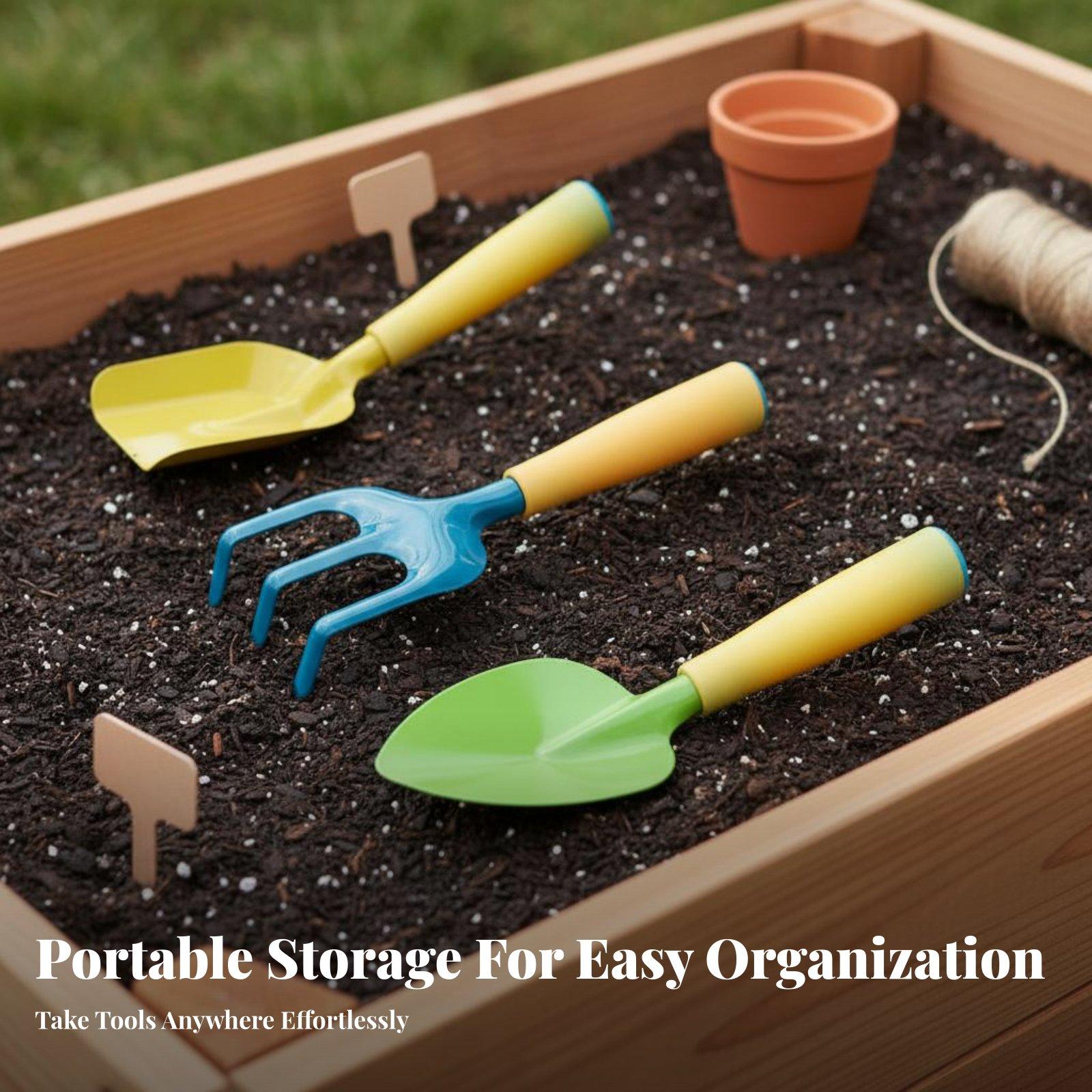 3ピースキッズガーデニングツールセット、子供用ガーデニングツ - Gardening Tools For Young Children のレビューと価格