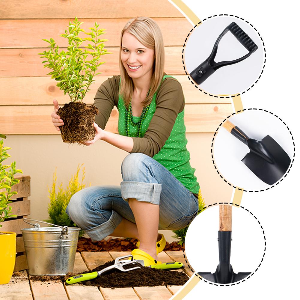 36 センチメートルガーデンシャベル木製ハンドル付きステンレ - Gardening Tools For 6 Year Old のレビューと価格