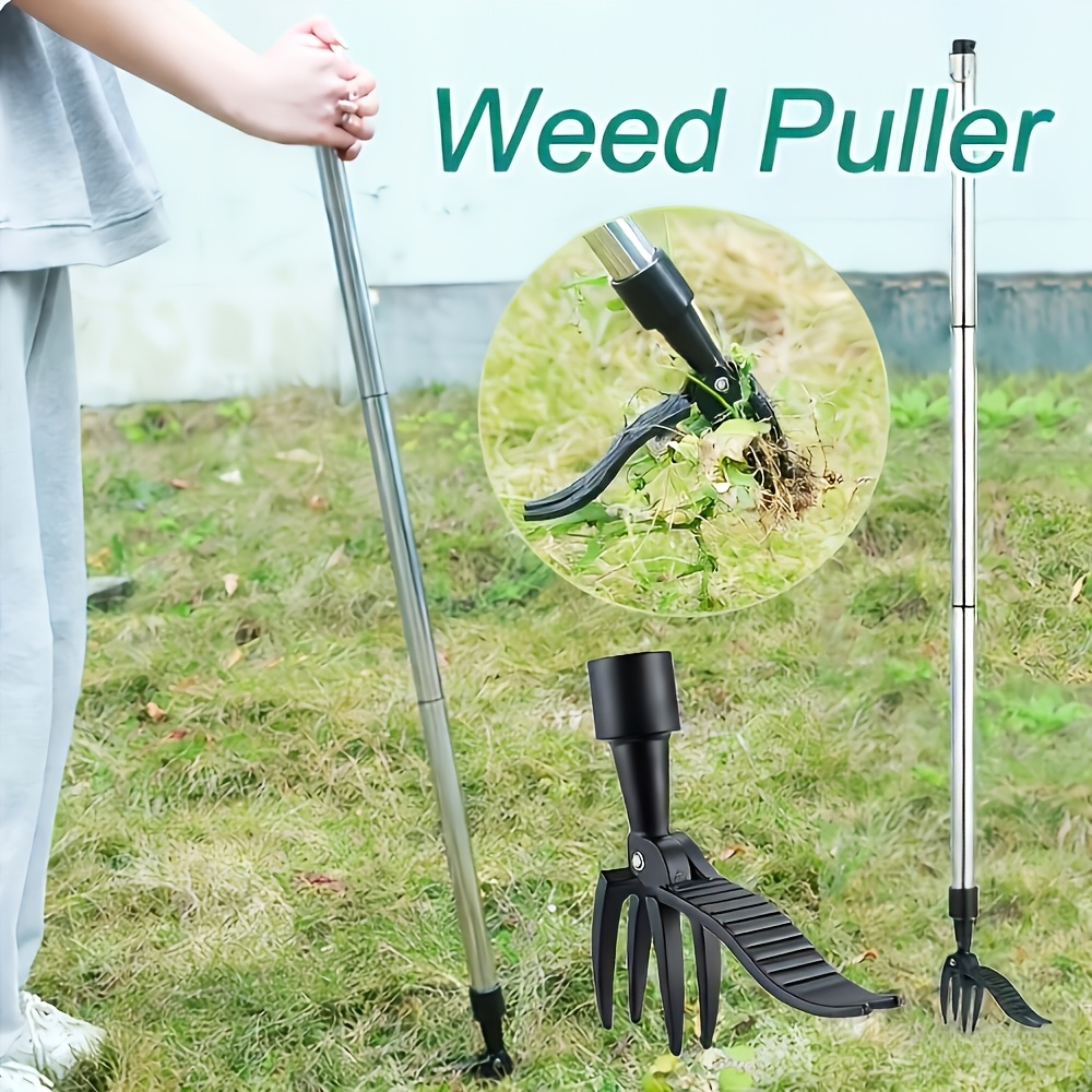 1個入りヘビーデューティーメタル製垂直除草器、芝生、庭園、花 - Weed Puller のレビューと価格