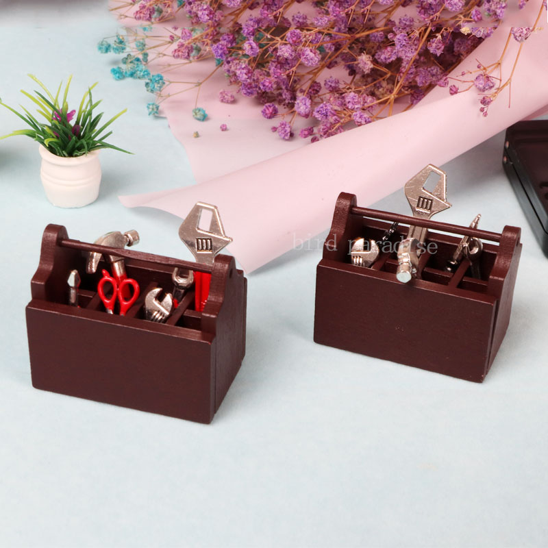 ミニチュアウッドツールボックス,修理ツールボックス,ミニチュ - Gardening Tools For 6 Year Old のレビューと価格