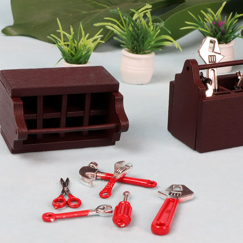 ミニチュアウッドツールボックス,修理ツールボックス,ミニチュ - Gardening Tools For 6 Year Old のレビューと価格
